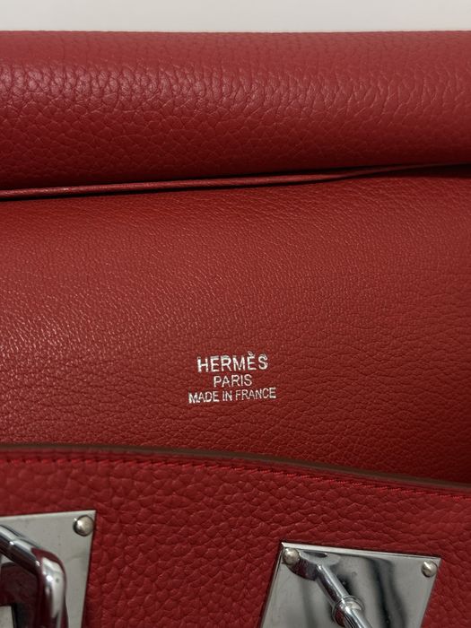 Hermes Jypsiere червона велика сумка