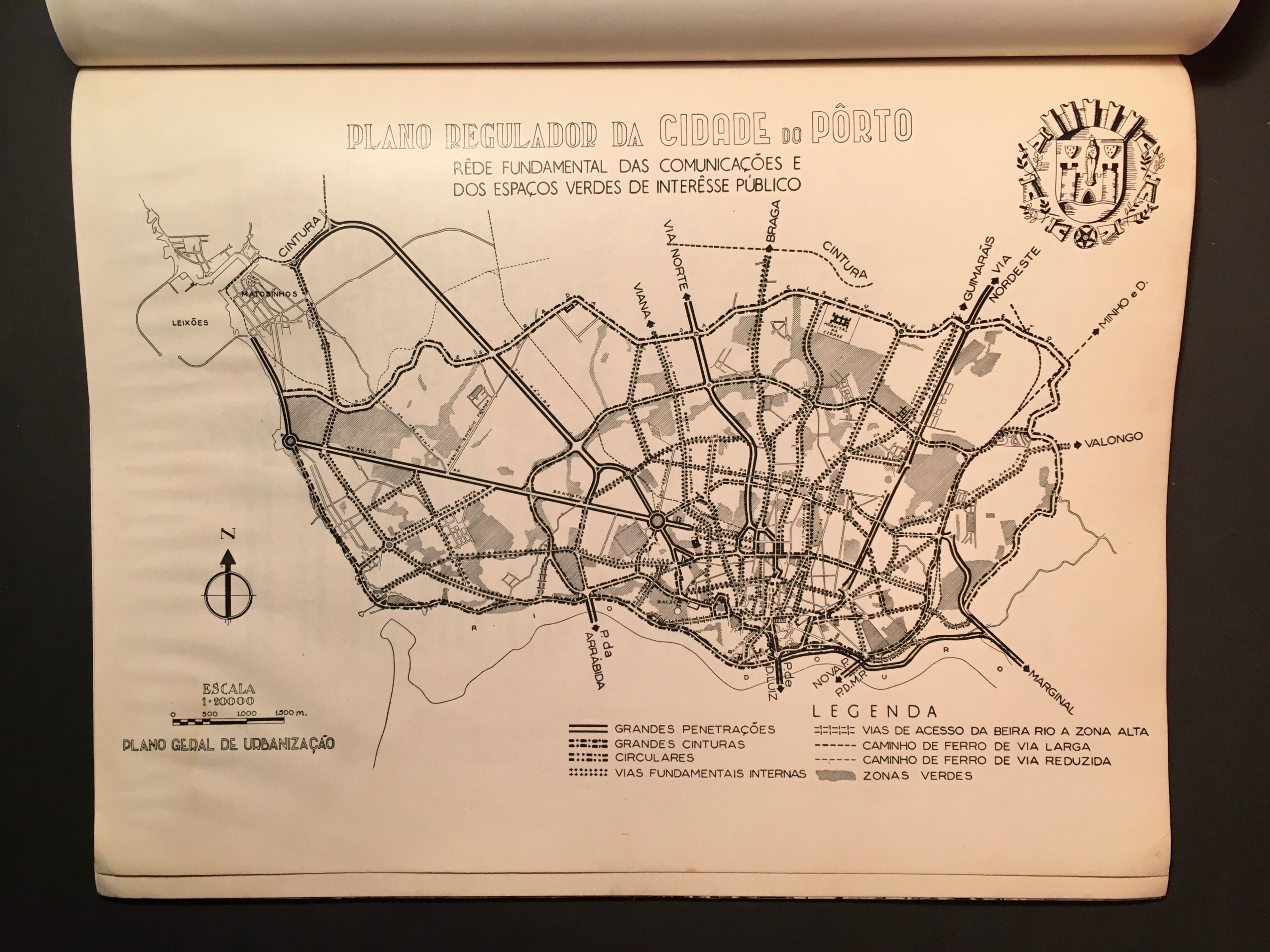 Plano Regulador da Cidade do Porto C. M. P. 1952