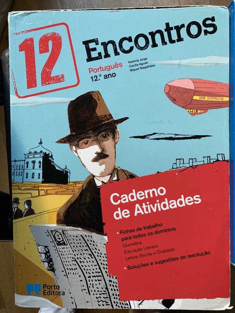 Manual Português “Encontros 12” e caderno de Atividades