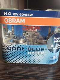 Halogen OSRAM COOL BLUE Hyper H4 12V 60/55W DUO