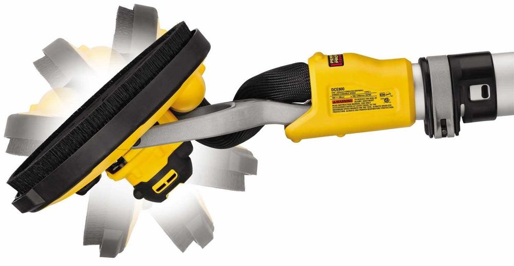 Szlifierka Żyrafa Do Gipsu Gładzi Ścian Tynków Dewalt DCE800 Aku 6.0ah