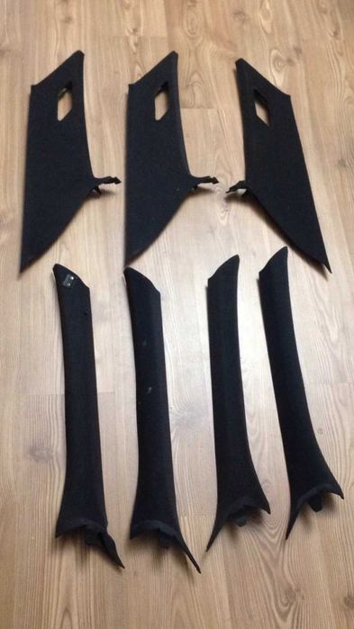 Чёрная фурнитура потолка Е36 купе,седан,тур (козырьки, плафоны, ручки)