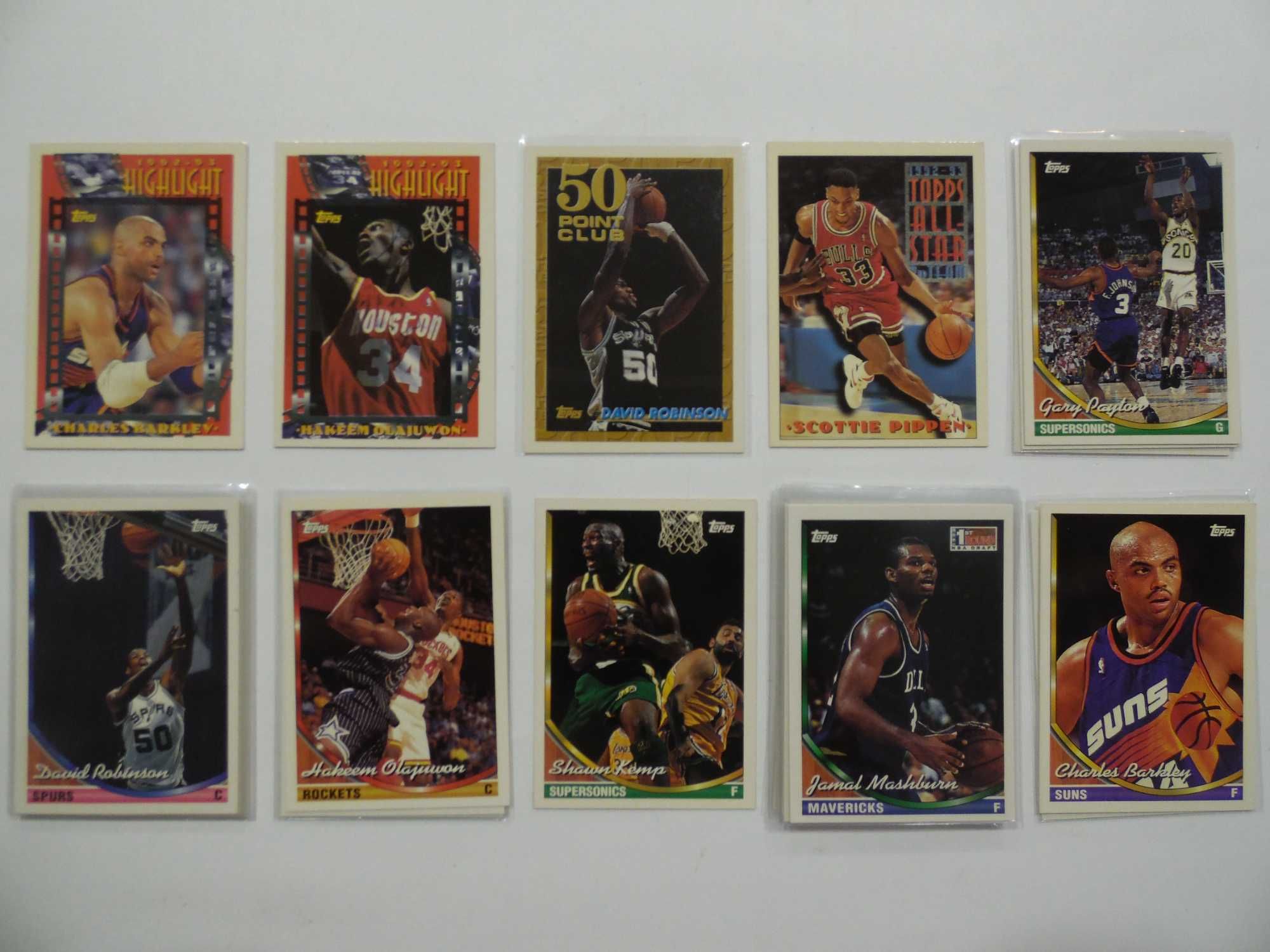 Lotes de cartas da NBA Topps