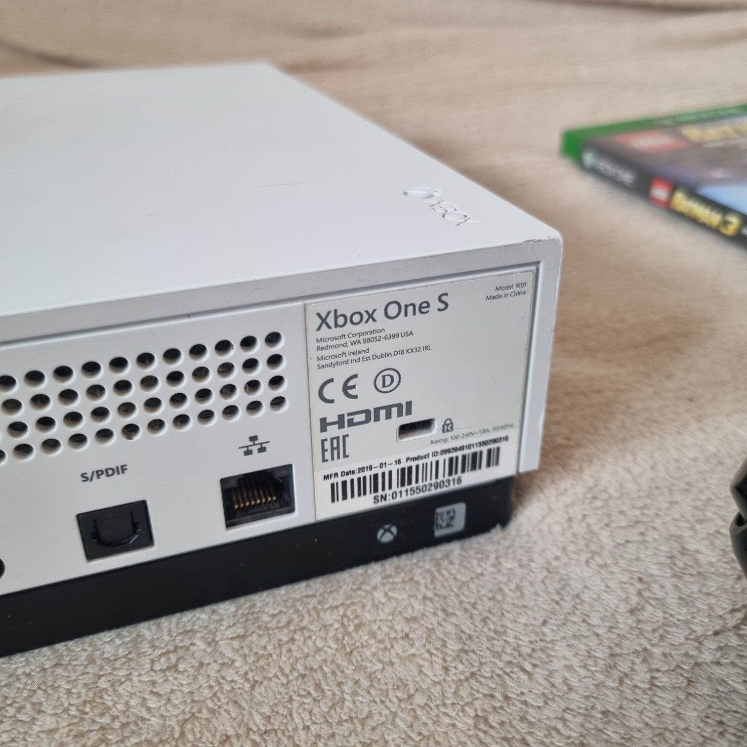 Xbox One S 1TB + Pad + Gra – Świetny zestaw
