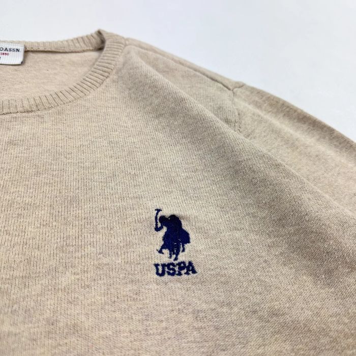 Sweter z okrągłym dekoltem USPA U.S. Polo Assn.