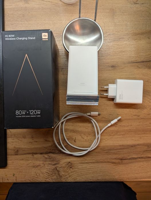 Бездротова зарядка станція Xiaomi 80w з блоком живлення 120w