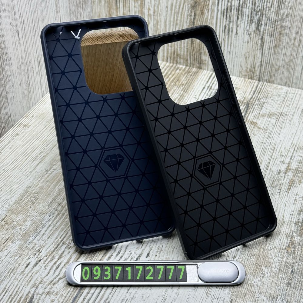 Чехол Carbon TPU на Xiaomi Redmi Note 14 4G/ 14 Pro Plus 5G. Чохол
