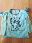 Piżama Szop cieplutka i miła (onesie - kombinezon) rozm. 86
