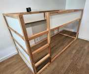 KURA Ikea Łóżko 90x200 + 2 materace