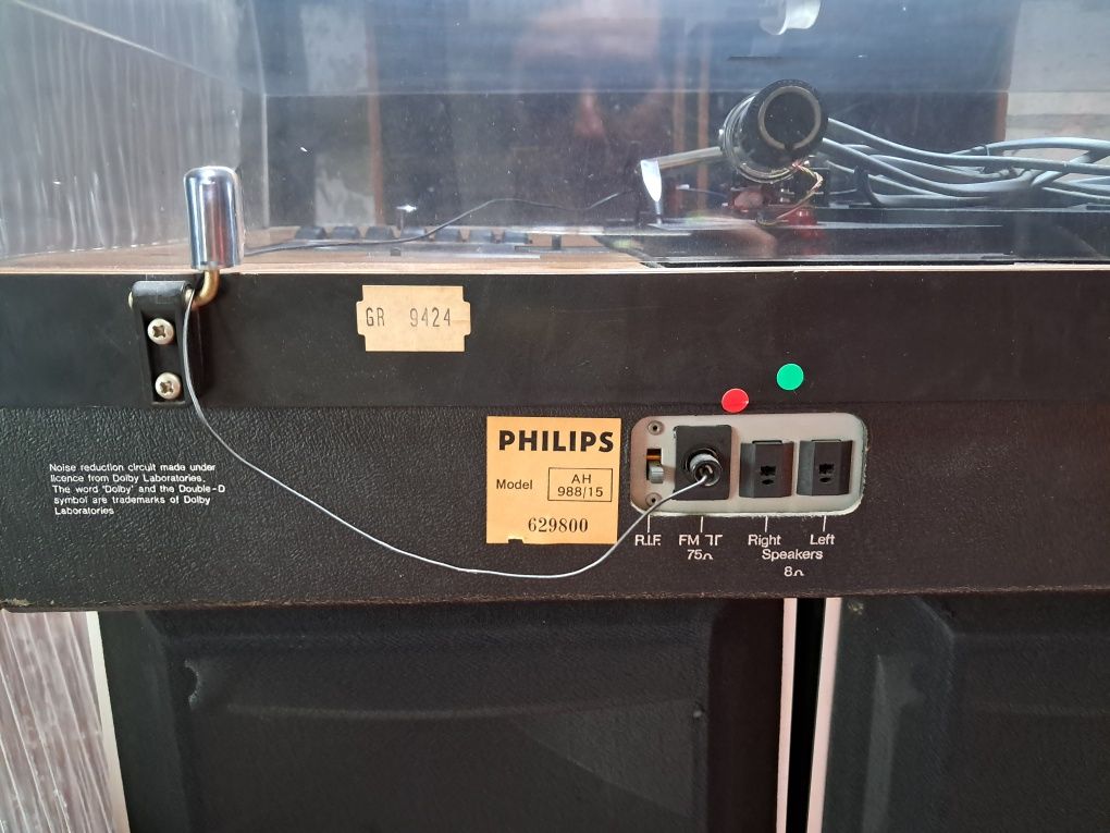 Gramofon Philips AH 988/15 plus kolumny