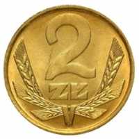 2 złote 1982 z obiegu