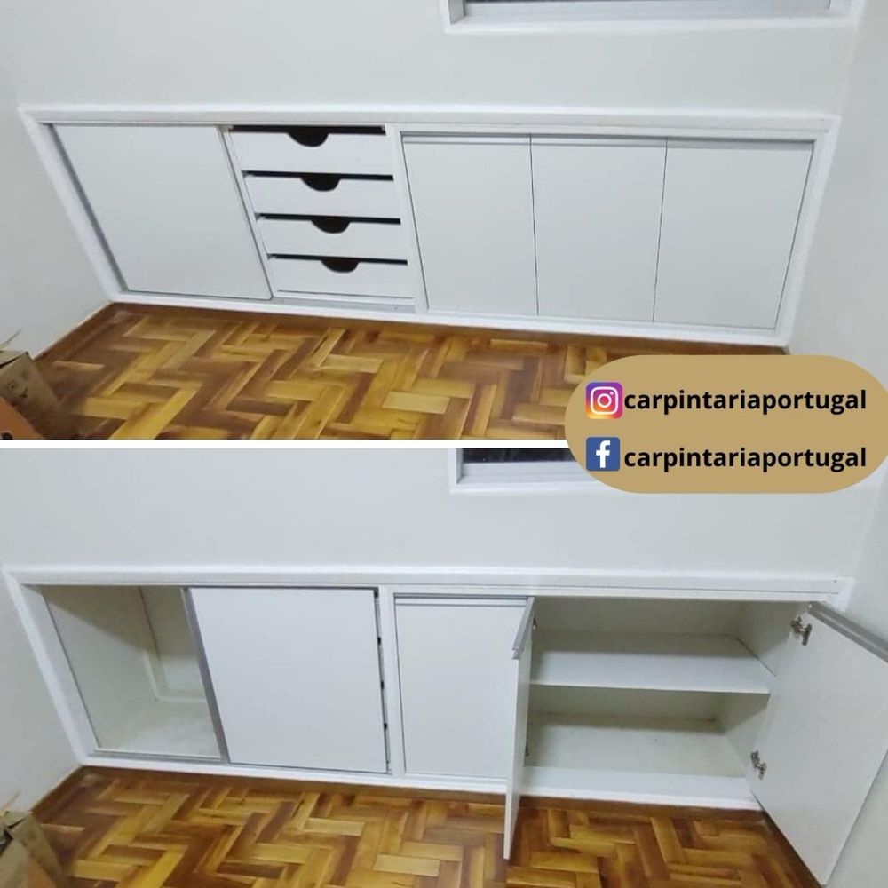 Closets e roupeiros em melamina