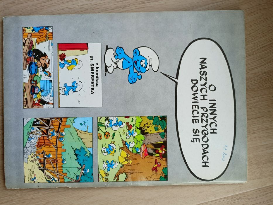 Smerf naczelnik komiks 1990 r