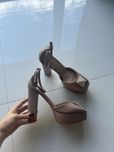 Buty VALENTINO szpilki na słupku czółenka sandałki klamra
