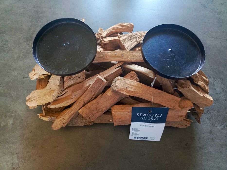 Świecznik kandelabr KANDEL 16 cm 2 świec