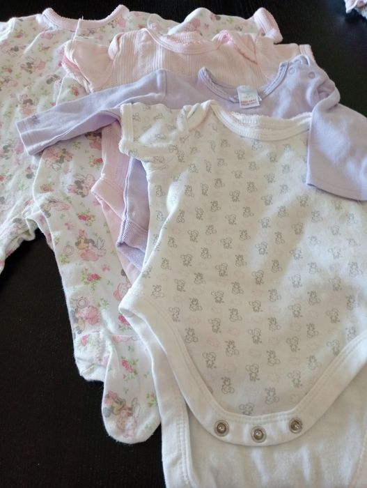 Lote de roupa bebé menina até 3 meses