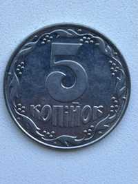 5 копійок 1992 року, гривня, монета, 5 копеек 1992 года, гроші