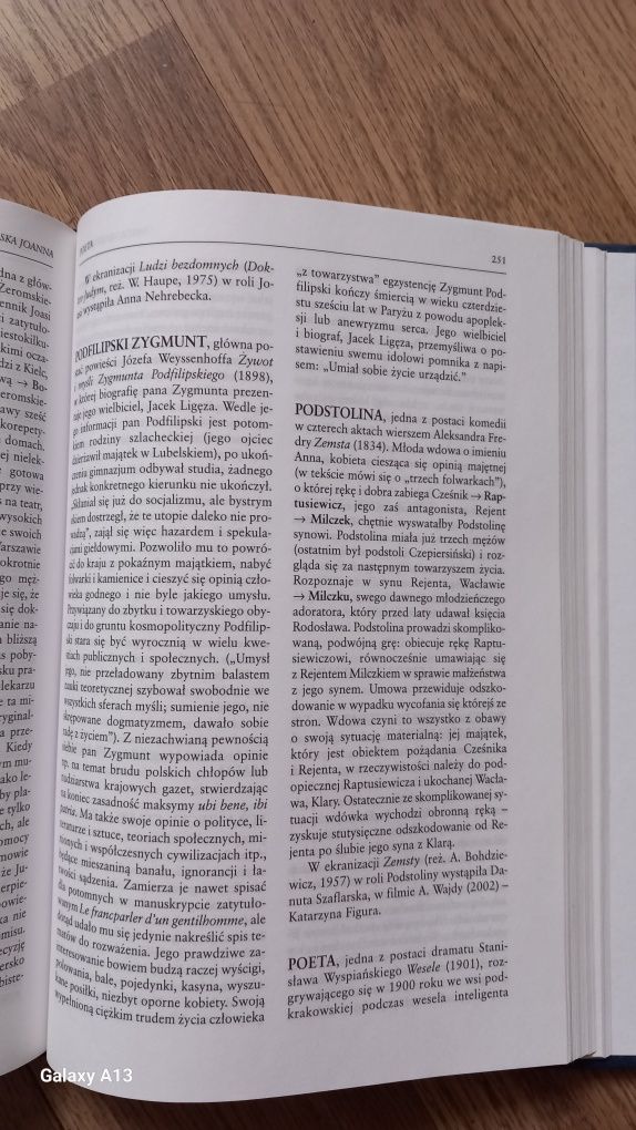 Książka słownik postaci literackich Andrzej Z. Makowiecki