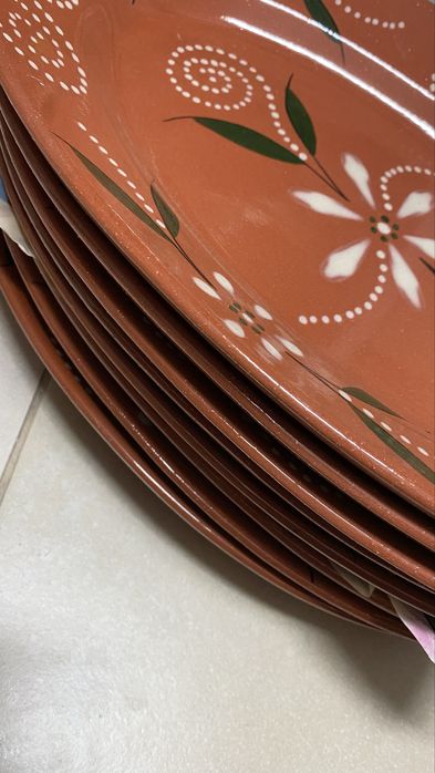 Travessa grande de barro