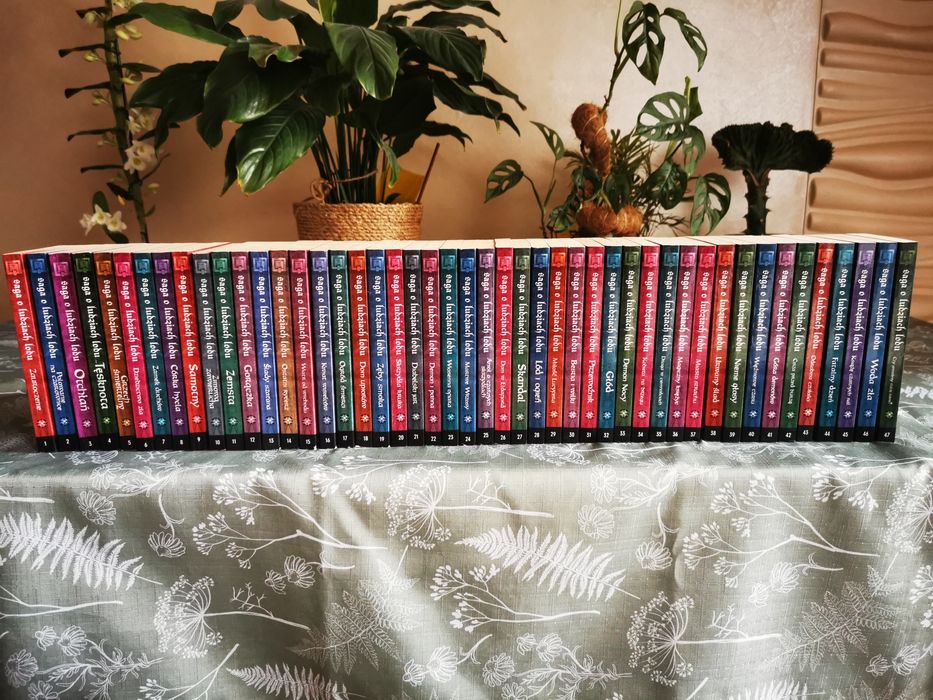 KOMPLETNA Saga o ludziach lodu TOMY 1-47 M. Sandemo TANIO - OKAZJA!