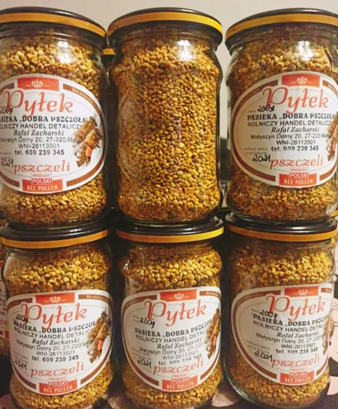 Pyłek pszczeli naturalny bomba witaminowa tegoroczny