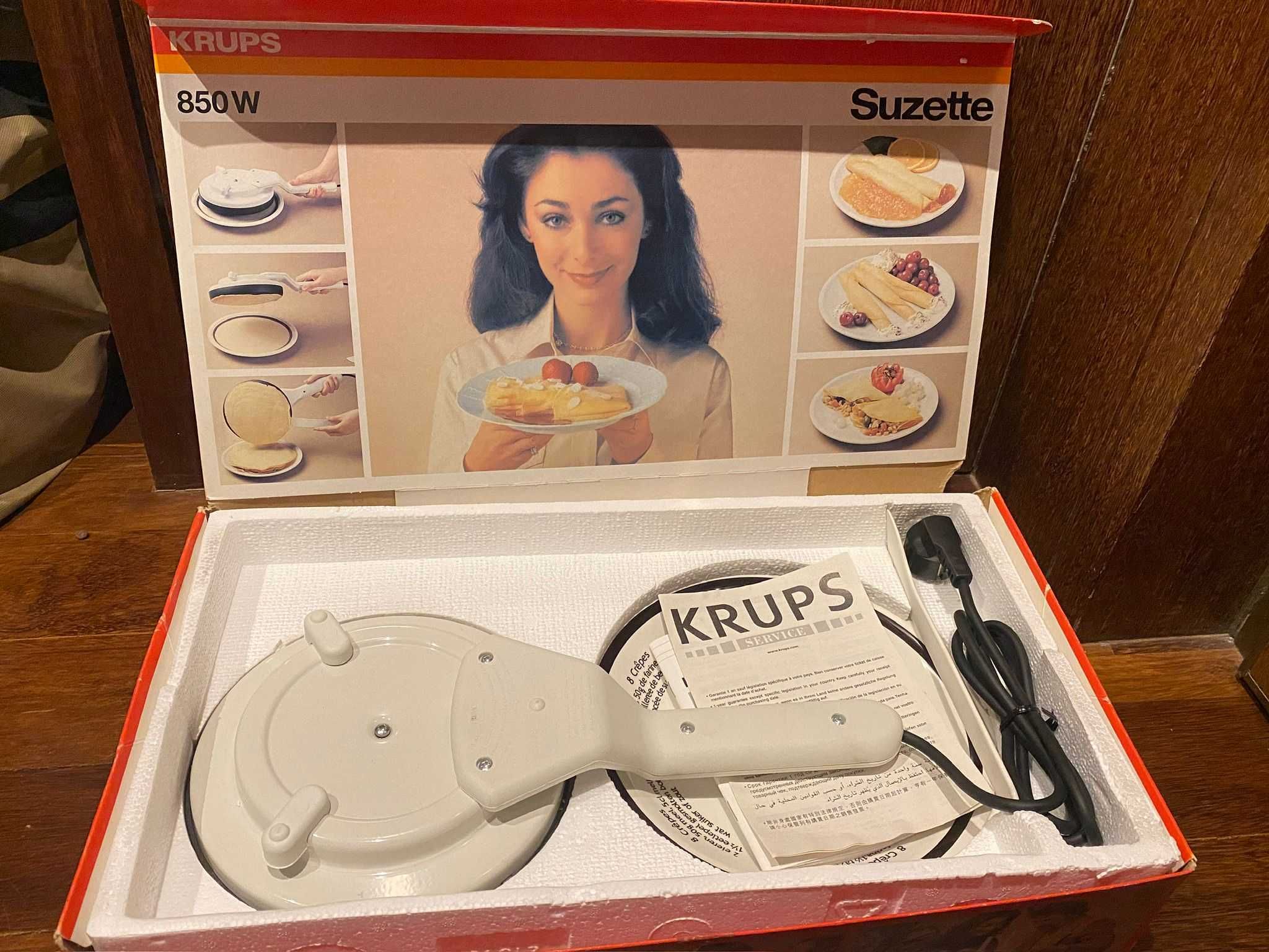 Crepeira - Máquina de Crepes Suzette Krups