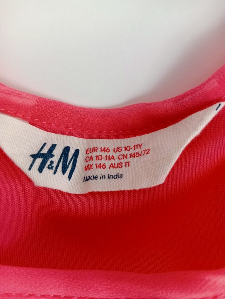 Sukienka h&m różowa r 146