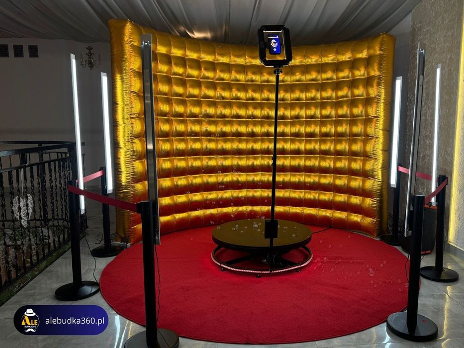 Fotobudka 360 | Złota Ścianka VIP | Fontanna Iskier | Wideobudka | HIT