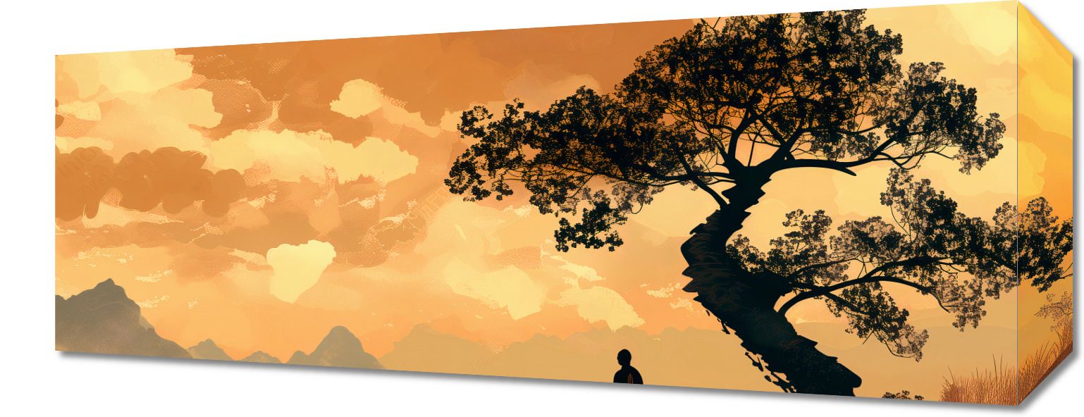 Obraz 50x20cm Zen