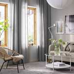 IKEA HILJA zasłony 145x300 szare nowe z metką