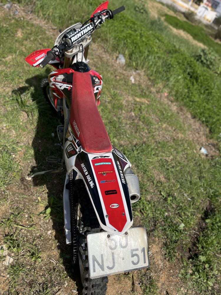 Honda CRF450 R matriculada 2012