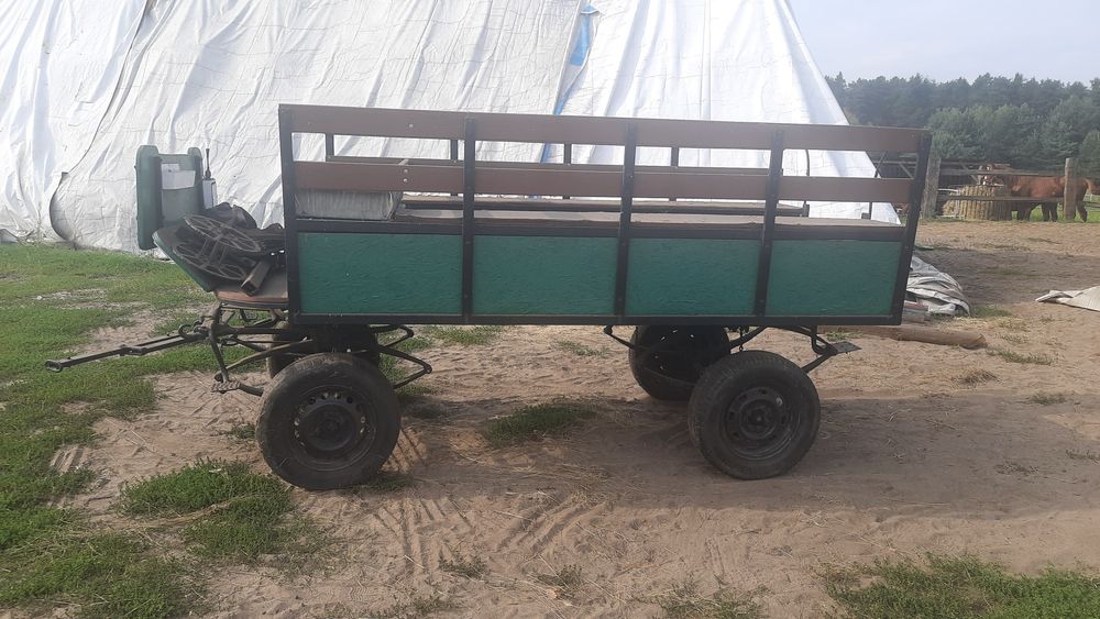 Bryczka wagonetka zamiana na konia