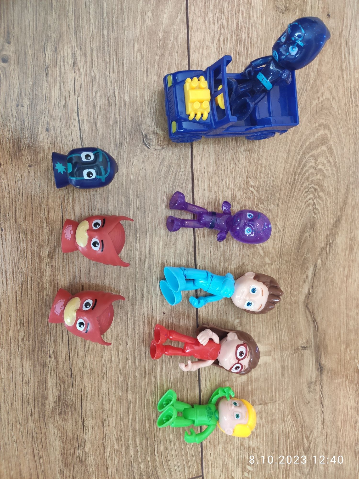 Pj masks pidzamersi bohaterowie bez przebrania