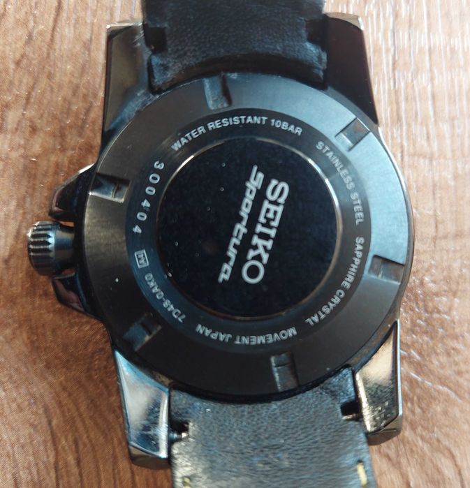 Seiko Sportura Kinetic Perpetual SNP089P1 - USADO, BRACELETE PELE