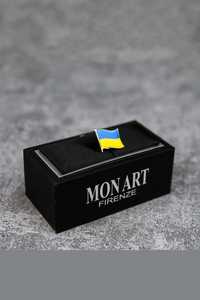 NOWA metalowa przypinka Ukraina flaga Ukrainy ukraińska wpinka pin Poz
