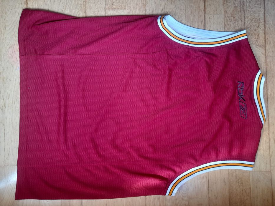 Camisola manga cava de basketbol da Rebook