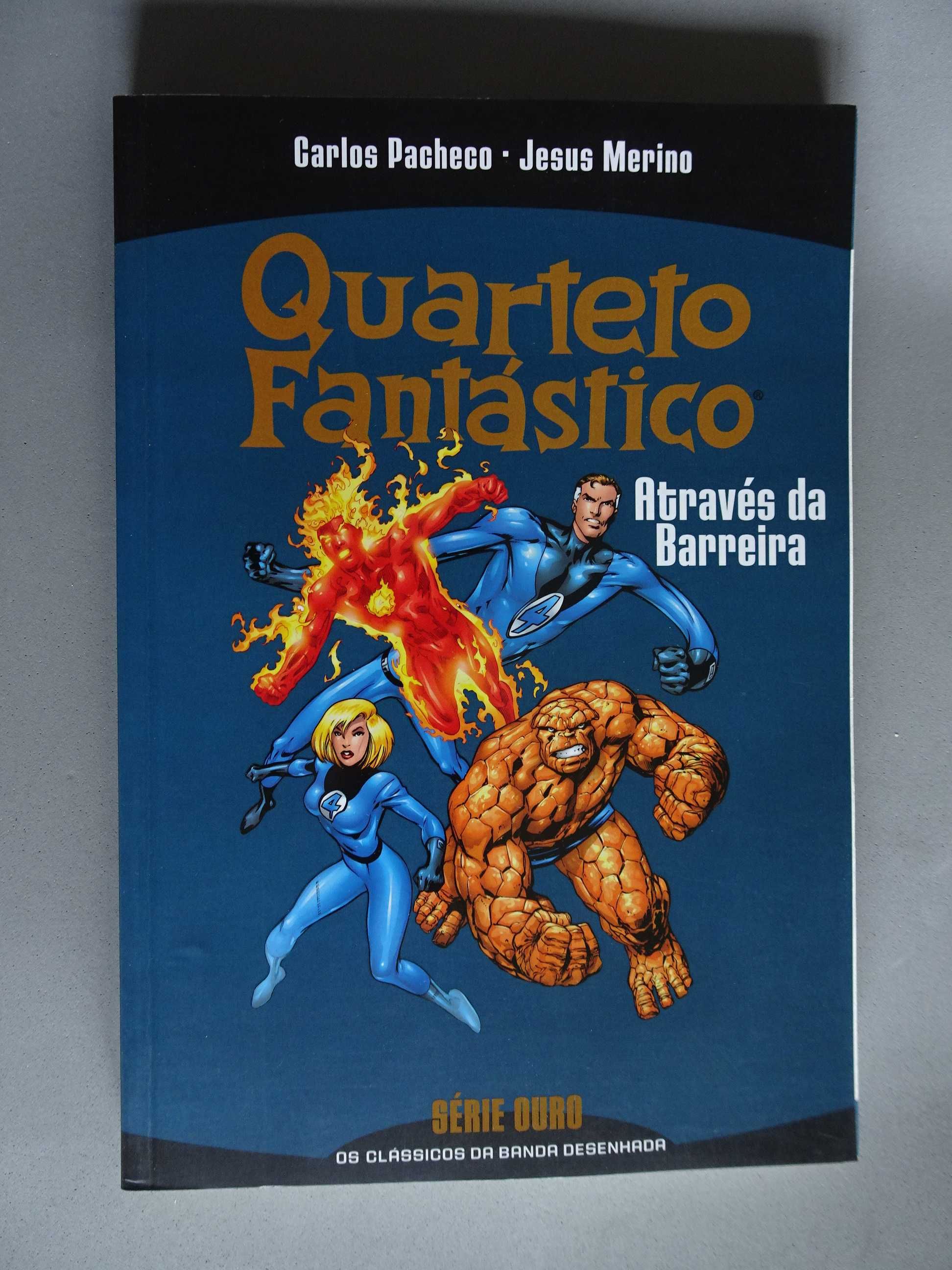 Livro Clássicos da Banda Desenhada Série Ouro - Quarteto Fantástico