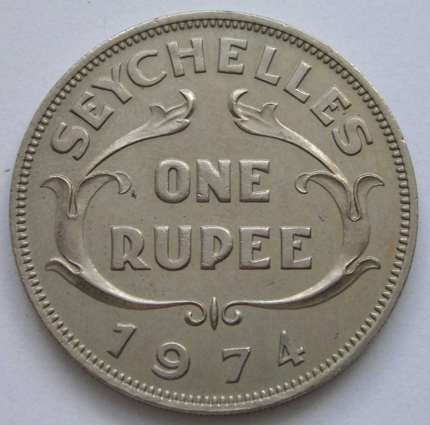 Seszele 1 rupee 1974 - Elżbieta II - stan 1/2