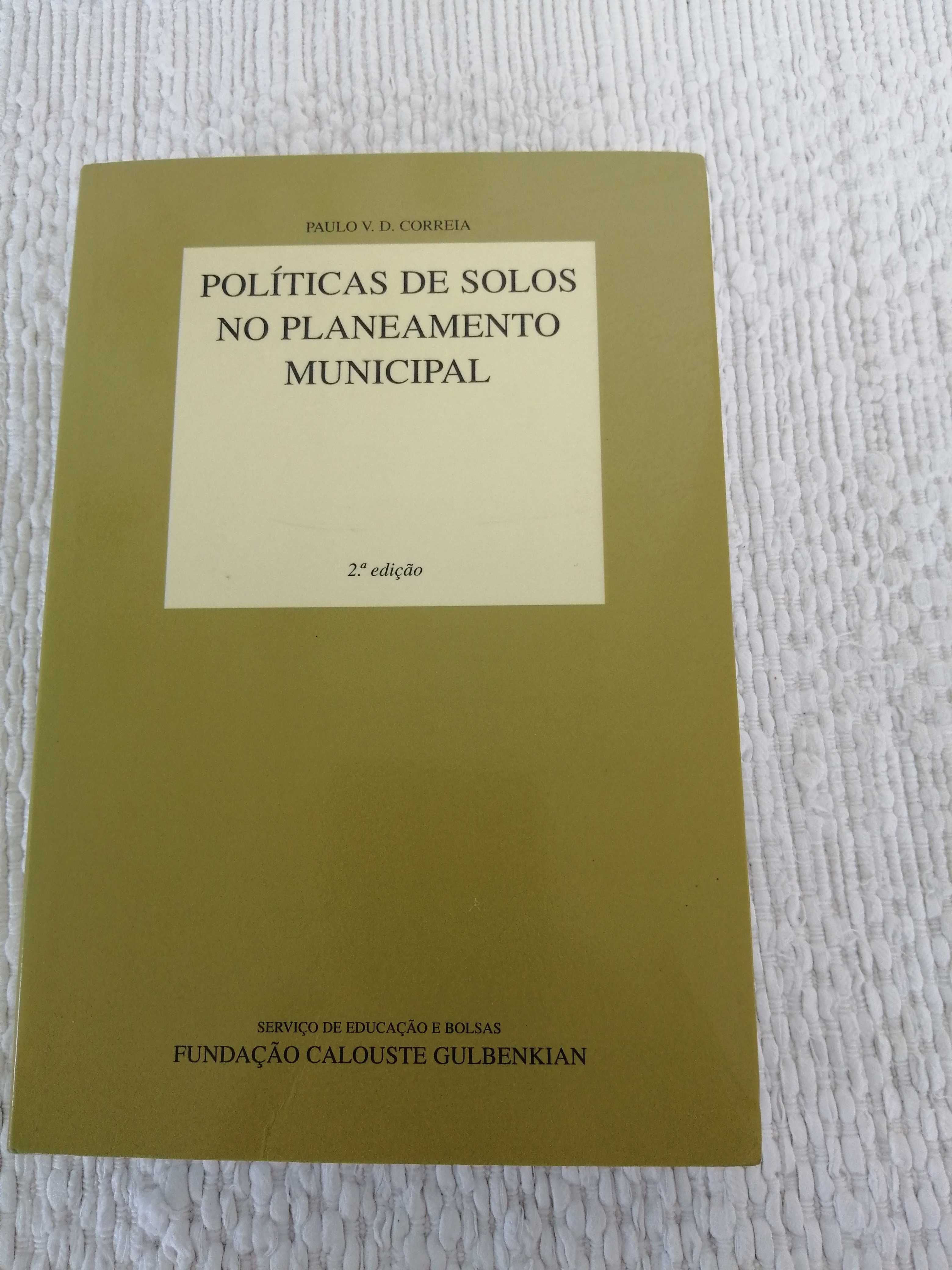 Política de solos no planeamento municipal