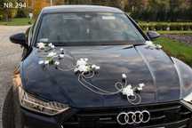 Dekoracja samochodu.Ozdoby na samochód-auto do ślubu.NOWE 294