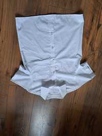 Biała koszula z krótkim rękawem r.146 BEZ WAD