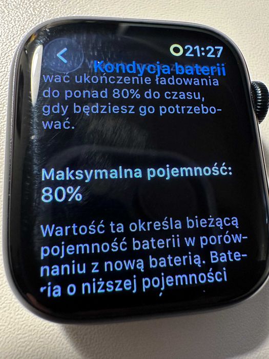 Apple Watch 8 45 mm GPS + Cellular Midnight Stan IDEALNY