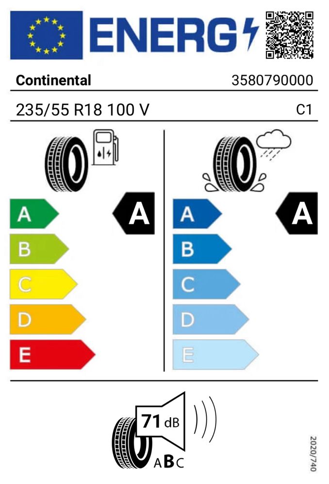 Opony SUV, Continental EcoContact 6 235/55 R18