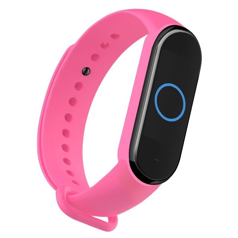 Zamienna silikonowa opaska do Xiaomi Mi Band 5 różowy