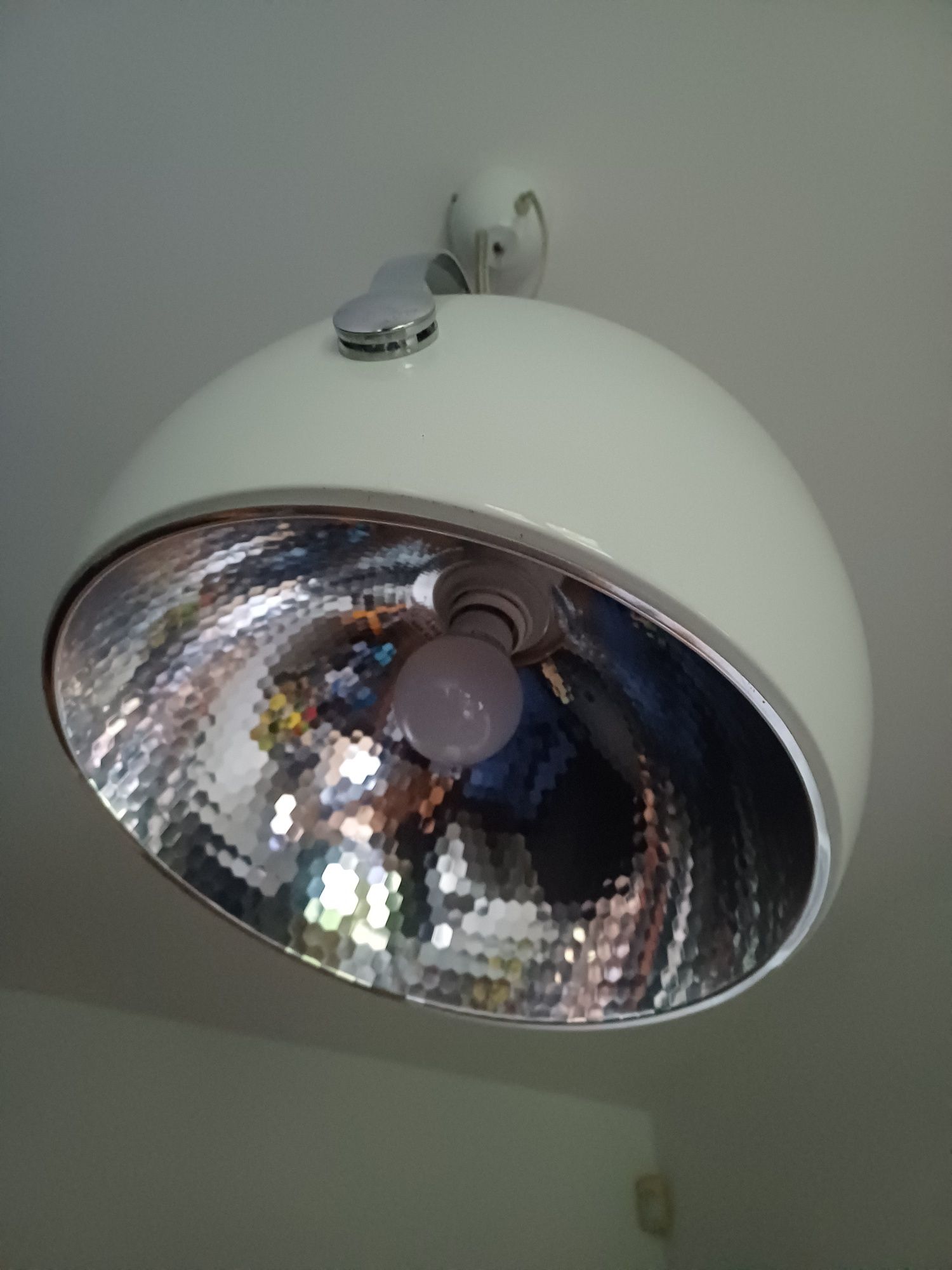 Lampa sufitowa biała nowoczesna loft