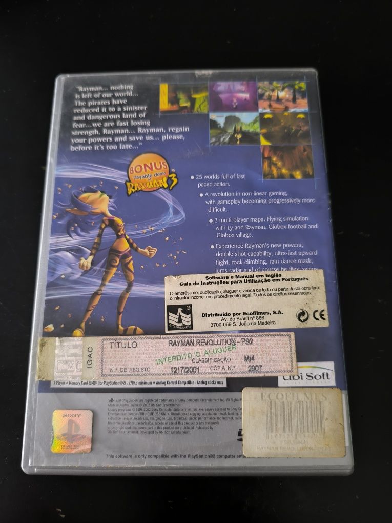 Jogo PlayStation 2 RAY MAN REVOLUTION