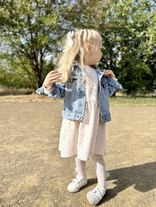 Гарна флісова сукня для дівчинки next 3-4 роки