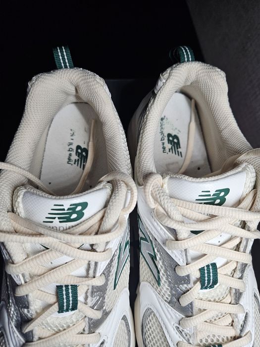 Оригінал New  Balance 530 MR530SX 41.5 (8) 26 см Білий/ Зелений