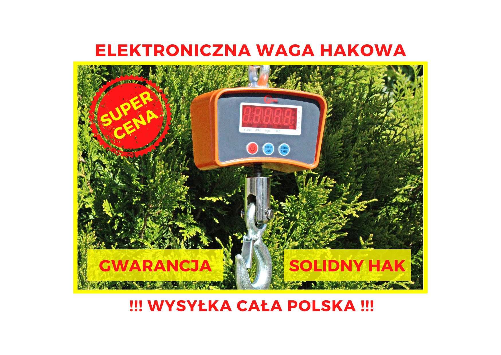 Wagi hakowe 1000kg Waga hakowa 1t elektroniczna Wysyłka