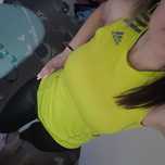 Adidas sportowy Xs nowy neon przewiewny